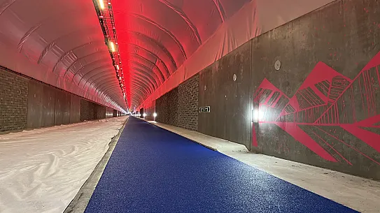 El túnel ciclista más grande del mundo está en dos sitios: Noruega y Ciclosfera #43.