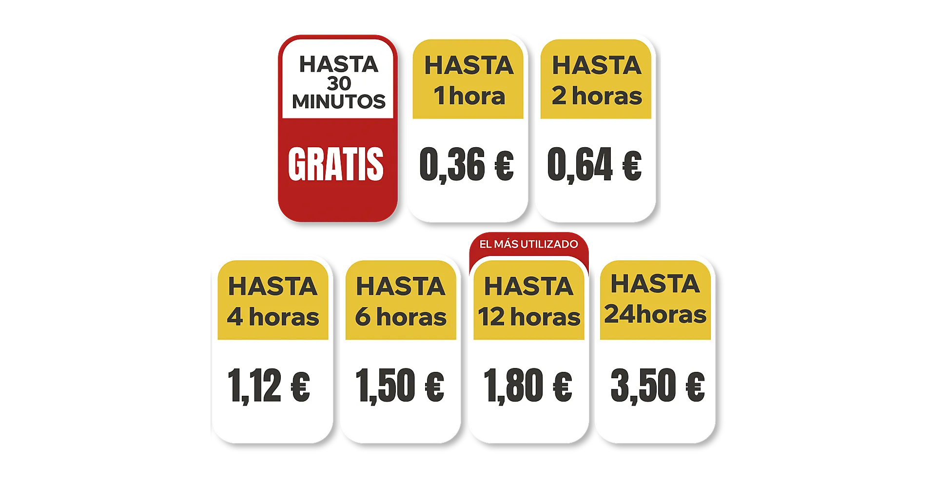 Las tarifas por tramos se ajustan según las necesidades de los usuarios.