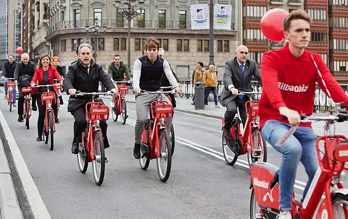 El ciclismo urbano crece un 54% en Bilbao