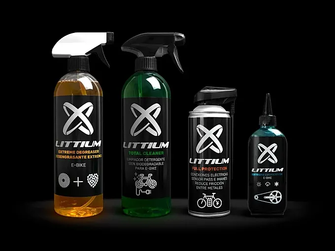 Littium lanza sus productos de cuidado y limpieza para bicicletas