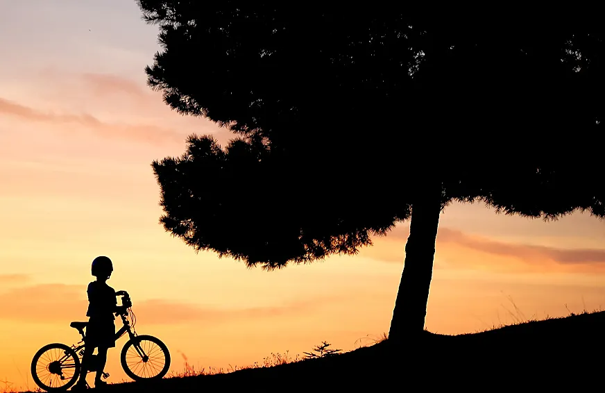 Foto de Mario Perales, ganadora de la categoría 'Ciclismo en familia'.