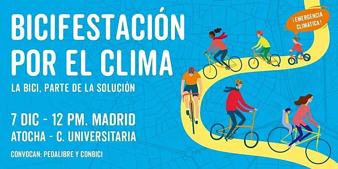 Madrid: así será la Bicifestación por el clima