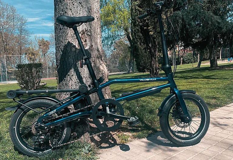 Prueba de la bicicleta plegable eléctrica Velo de Ville E-Foldy