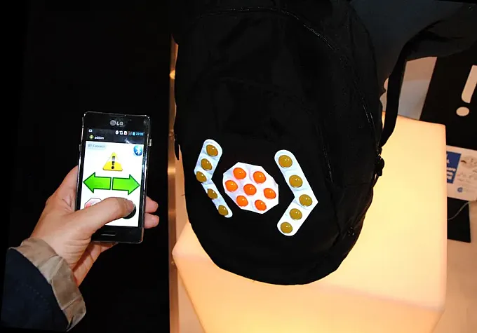 Eurecat presenta una mochila electrónica para ciclistas