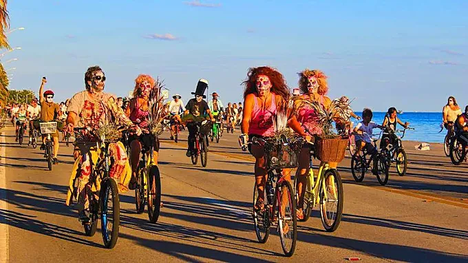 Zombie Bike Ride: los muertos vuelven a la vida… en bicicleta