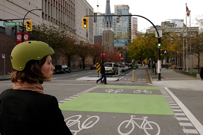 Los nuevos carriles bici de Vancouver también serán para skaters o patinadores