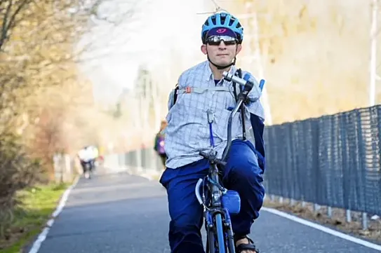 Michael Trimble: el ciclista que quiere cambiar la política en EE UU.