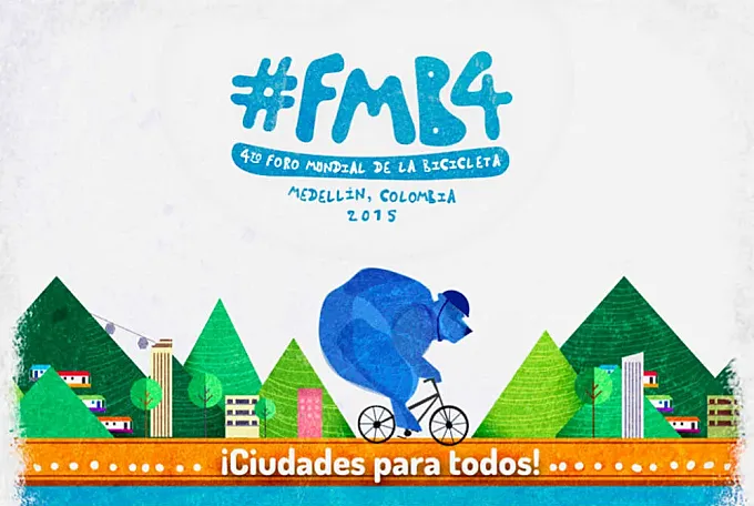 Pedaleando hacia el Foro Mundial de la Bicicleta de Medellín