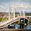 Tilikum Crossing en Portland, el puente exclusivo de peatones, bicis y transporte público