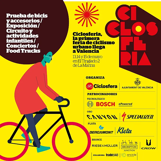 Valencia hosts Ciclosferia, the first Urban Cycling Fair in Spain