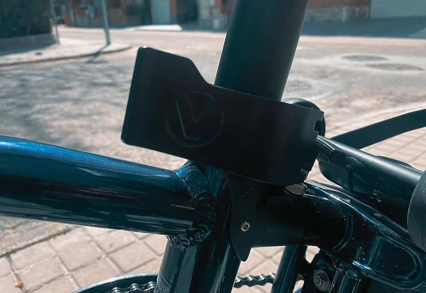 La Velo de Ville E-Foldy tiene detalles de muy buen gusto.